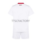 AC Milan Fodboldtrøjer Børn Udebanesæt 2022/23 Kort ærmer